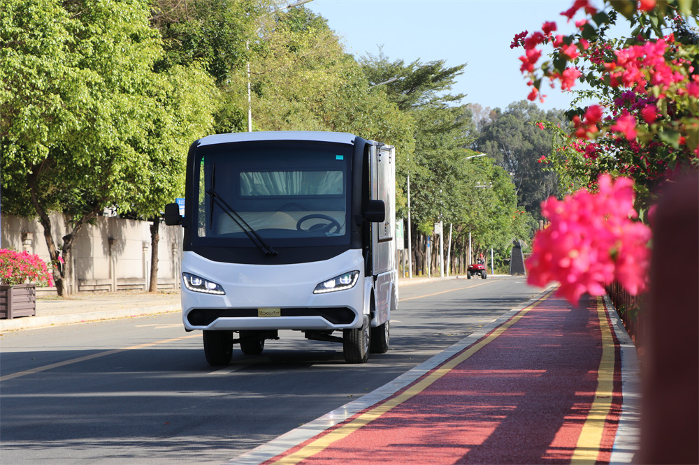 新款2座3開(kāi)門(mén)貨廂自卸電動(dòng)小貨車(chē)