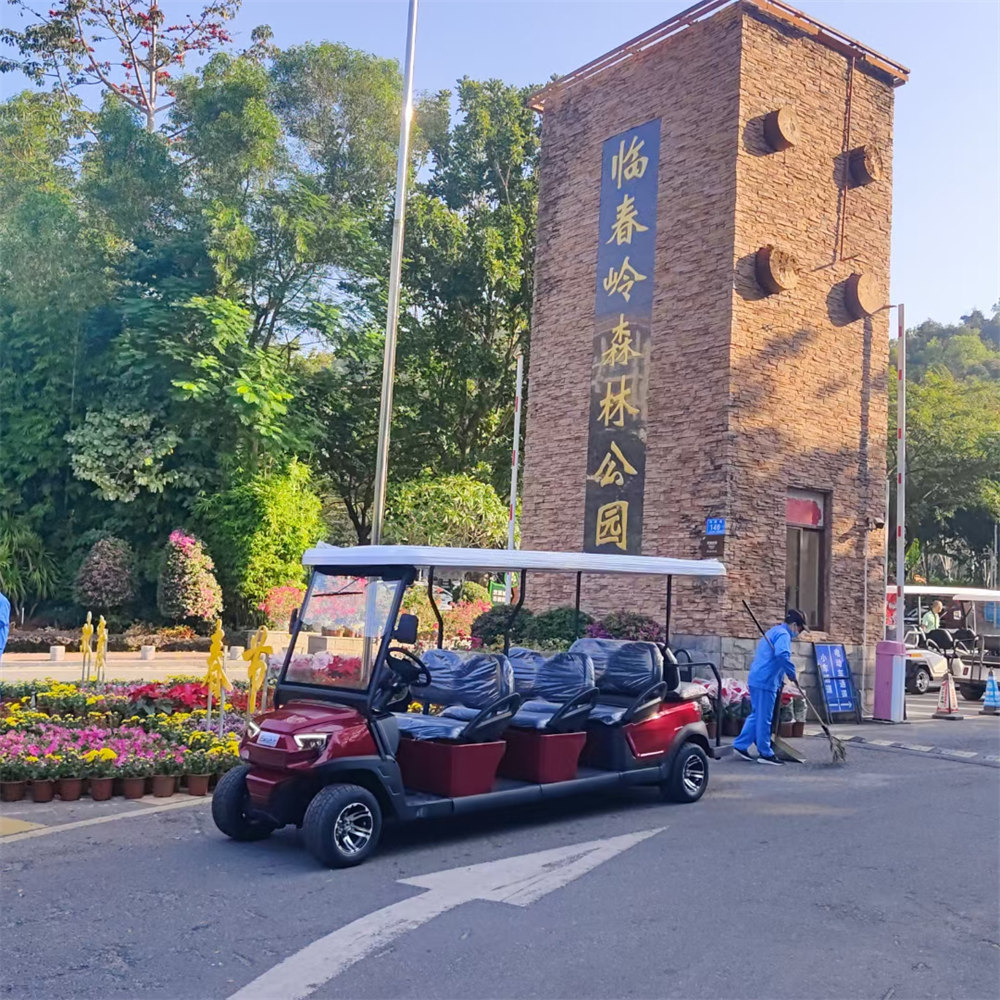 海南三亞臨春嶺森林公園8座高爾夫觀(guān)光車(chē)